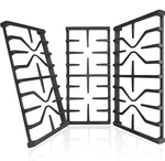 Ge Gas Stove Burner Grates Set (3) WB31X27151 & WB31X27150 Cast Iron New. Fixed Price $105.99.