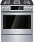 Bosch 800 Series HGI8056UC 30" S.s Sealed Burners 9 Mode Slide-in Gas Range. Fixed Price $1999.00.