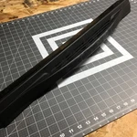 Ge Oem 30" Oven Door Handle W/ Vent Trim WB7K5424 WB15K5108 - 29.75" Long. Fixed Price $39.95.