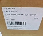 Ge Profile CX8DC9SPSS Low Ft Duct Cover Kit Stainless Open Box. Fixed Price $151.47.