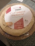 Cozzivita Universal Electric Range Stove Top Drip Pans Burner 2 6" 8" Black. Fixed Price $10.00.