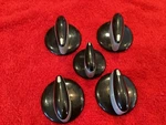 Set Of Range Stove Oven Burner Knobs. Black/ Grey. KIP5D05 5D06. Fixed Price $24.99.