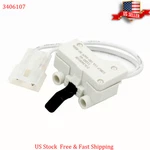 Dryer Door Switch Fits For Whirlpool Kenmore Sears Maytag Roper Estate 3406109. Fixed Price $7.99.