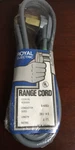 Royal Electric 4FT Range Cord Conductor Sizes #6 / #8-BRAND New-ships 24 Hrs. Fixed Price $18.88.