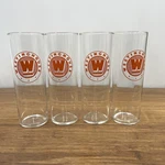 Vtg 1950'S? Westinghouse Promotional Advertising Drinking Glasses Set Of 4 Logo. Fixed Price $23.98.