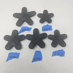 Thermador 36" Gas Burner Covers (5) Model SGSX365CS/02 Diagram 0302/0305/0315. Fixed Price $99.99.