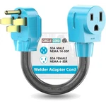 Certified Nema 14-50P To 6-50R Welder Power Cord, Amp, Heavy Duty, 12-INCH. Fixed Price $38.38.