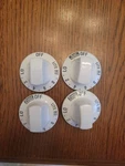 KIP5B04 W10854481 Stove Gas Knob Set (4) Whirlpool Maytag. Fixed Price $42.00.