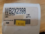 WB2X2398 Range Terminal Block Sngle PS242006. Fixed Price $11.95.