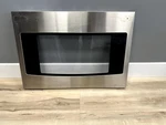 Used Kenmore Frigidaire Stainless Lower Glass Door Panel Part# 318187986. Fixed Price $119.99.
