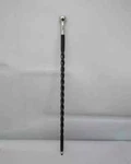 Beautiful Silver Finish Knob Handle Viking Wooden Walking Cane For Women. Fixed Price $47.97.
