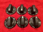 Set Of Black Kenmore Burner Knobs 316208101 316208104 316208110 Stove Range. Fixed Price $25.00.