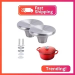 Ilovyo 2 Pack Knob For Creuset, Dutch Oven Replacement Handle, Stainless. Fixed Price $11.46.