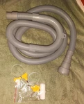 6.5 Ft Universal Washing Machine Drain Hose Extension Kit With 4 Clamps Adapter. Fixed Price $11.14.