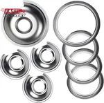 WB32X10013 WB32X10012 Chrome Stove Burner Drip Pan Set 4-PACK Fits For Ge Hotpoi. Fixed Price $26.33.