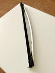Whirlpool Stove Nickel With Black Vent Door Handle. Fixed Price $40.00.