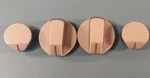 Oem Ge Stackable Knob Set (4) WE4M523; WE4M522. Fixed Price $25.00.