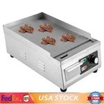 Electric Griddle Flat Grill 1300W 15.75" Hot Plate Bbq Countertop Commercial. Fixed Price $103.74.