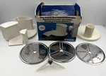 Vtg Bosch UM3 Mixer Extrusion Shredder Parts & Attachments. Fixed Price $38.40.