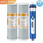 75 Gpd Ro Membrane Carbon Water Filter Cartridges Set For FX12P FX12M GXRM10G. Fixed Price $30.82.