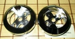 Pair (2) Thermador Knob Bezel / Ring Ss 00415019, 1049066, 15-10-178,. Fixed Price $28.95.