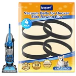 4 Pack Replacement Belts For Hoover Vacuum Elite Rewind Plus UH71200, UH71012,. Fixed Price $19.99.