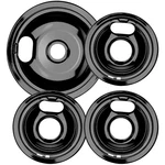 For Caloric Oven Range Stove 8" 6" Chrome Drip Pan Bowl Set (full Fit Models). Fixed Price $53.99.