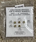 Whirlpool Conversion Orifices For Surface Burners W11022463 Oem. Fixed Price $30.00.