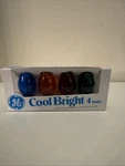 Ge Cool Bright Christmas Lights Bulbs 4 Per Pack Indoor Outdoor Best Deal !. Fixed Price $8.47.