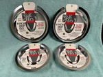 6-INCH & 8-INCH Drip Pans Chrome-plated Hinged (lot Of 4) New. Fixed Price $12.00.