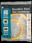 Ldr Coated Stainless Steel Flex Gas Connector 1/2"MIP (3/8"FIP) 1/2"FIP, 36"L. Fixed Price $15.99.