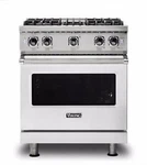 Viking Professional Series 30" Burners Gas Range VGR5304BSS W/ High Shelf. Fixed Price $3399.00.