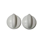 (2) Range Oven Burner Knobs White 164D5216 Or Kip 6U12 Free Shipping. Fixed Price $19.95.