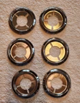 210935 Set Of 6 Dcs Chrome Knob Bezels Nice Clean Condition. Fixed Price $49.99.