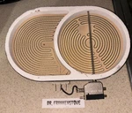 Kitchenaid KECC567COOKTOP Dual Burner W10823730 Used Tested. Fixed Price $49.99.