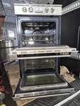 Jenn-air Double Built-in Electric Convection Wall Oven, Stainless, Knob Ctrl. Fixed Price $400.00.