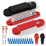 Bus Bar 12V 150A Power Distribution Block, 1/4" Stud Terminal Electrical. Fixed Price $17.49.