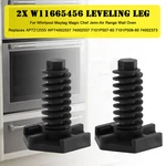 2X W11665456 Leveling Leg For Maytag Chef Jenn-air Range Wall Oven Us. Fixed Price $18.77.