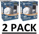 2 Pack - Heavy Duty Kitchen Compactor Trash Bags 18 Gallon 50 (total 100 Ct.). Fixed Price $37.79.