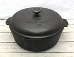 Rare Vintage Antique Ab&i American Brass Iron 10 1/2 Cast Dutch Oven W/lid. Fixed Price $280.00.