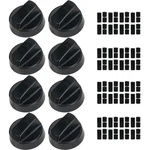 8 Pack D-shaped Control Knobs Replacement With 24 Adapters For Oven/stove/range. Fixed Price $10.00.