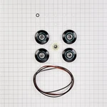 Oem Drum Roller Belt & Pulley Kit For Whirlpool GEW9250PL1 WED9200SQ1 WED8300SW2. Fixed Price $49.99.