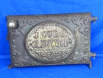 C.1900 Cast Iron "our Glenwood" Cookstove Oven Door No Chips Cracks. Fixed Price $47.00.