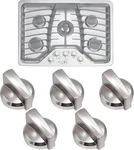 Gas Cooktop Knob Fits Ge PGP976SET4SS PGP976SET1SS PGP953SET5SS PGP986SET1SS. Fixed Price $49.99.