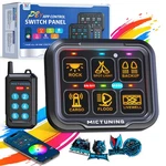 Mictuning Rgb 6 Gang Switch Panel, Dimmable Wireless App+remote Circuit Control. Fixed Price $161.91.