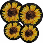 Sunflower Stove Burner Covers Set Of 4, Round 8"/10" Electric Range. Fixed Price $18.91.