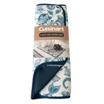 Cuisinart Dish Drying Mats 16 X 18 Blue/white Floral 2 Piece Reversible Set. Fixed Price $19.49.