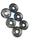 *set Of 6* Dacor Range 100122CH Model #ER36D Chrome Trim Ring Used - B90. Fixed Price $49.95.