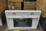 Ge Cafe CVW93044PWM 30" Matte White Commercial Wall Chimney Hood Nob #154767. Fixed Price $1000.00.