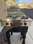Wolf SRT304 30" Natural Gas Range Top, Sealed Burners Red Knobs Free Shipping!. Fixed Price $2049.99.